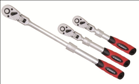 SENECA Ratchet Handle Flex.Extndbl. w/Qck.Rlse - 1/4"Dr.