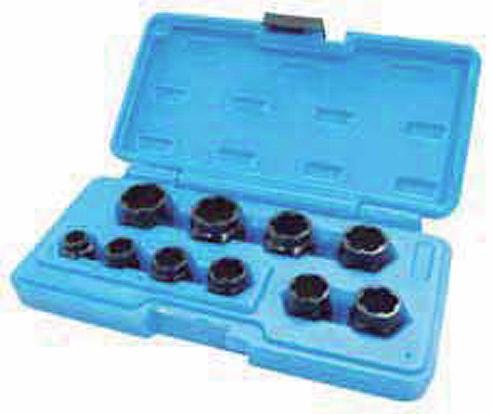 مجموعة Seneca Socket تمر عبر Twist 1/2 "DR. - 10pcs