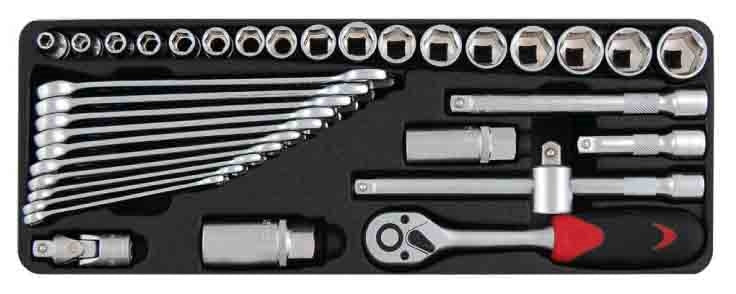 SENECA Socket Wrench Set (3/8"Dr.) - 36Pcs