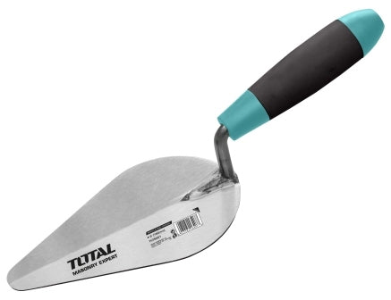 TOTAL Bricklaying Trowel with handle - 180mm (7")