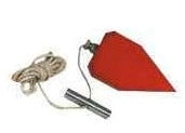 JTW Plum Bob Pyramid w/Rope (Brs.Pltd) - 300g