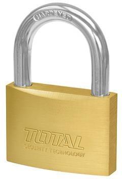 TOTAL Padlock Brass - 40mm