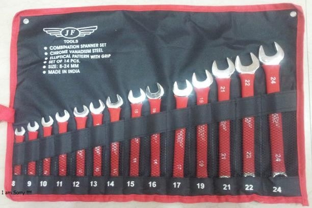 JTW Spanner Set Combo Ellep.ptrn.w/Sftgrp - 8pcs