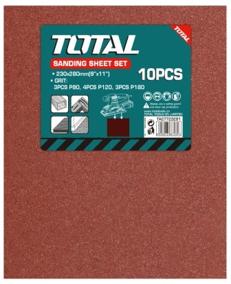 مجموعة ورقة الصنفرة المدارية الكلية - 10pcs