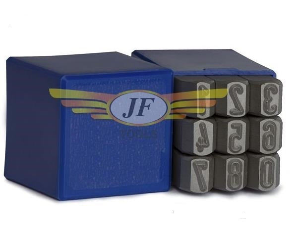 JTW Punch Set Figure (0-9) - 6mm