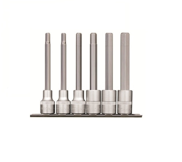 Seneca hexagon على مجموعة بتات المقبس (1/2 "د.) - 5pcs