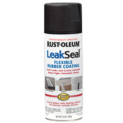 رذاذ طلاء المطاط Leakseal® - أسود