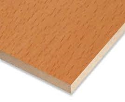 BEECH MELAMINE MDF 122CM* 244CM* 18MM -SINGLE SIDE