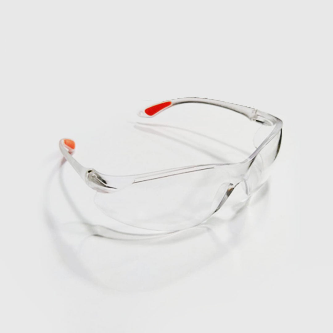 Anti-scratch Clear Lens Safety Eyewear Anti-Slip Rubber
