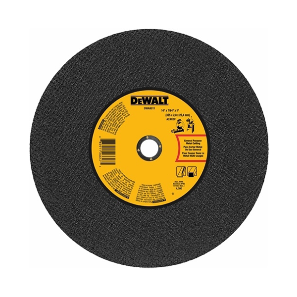 DEWALT DWA8011 14 "× 7/64" × 1 "الغرض العام Chop Saw Maw Mole