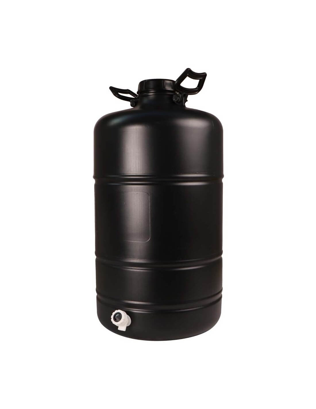 غالون أسود بلاستيكي مع TAP 15 LTR