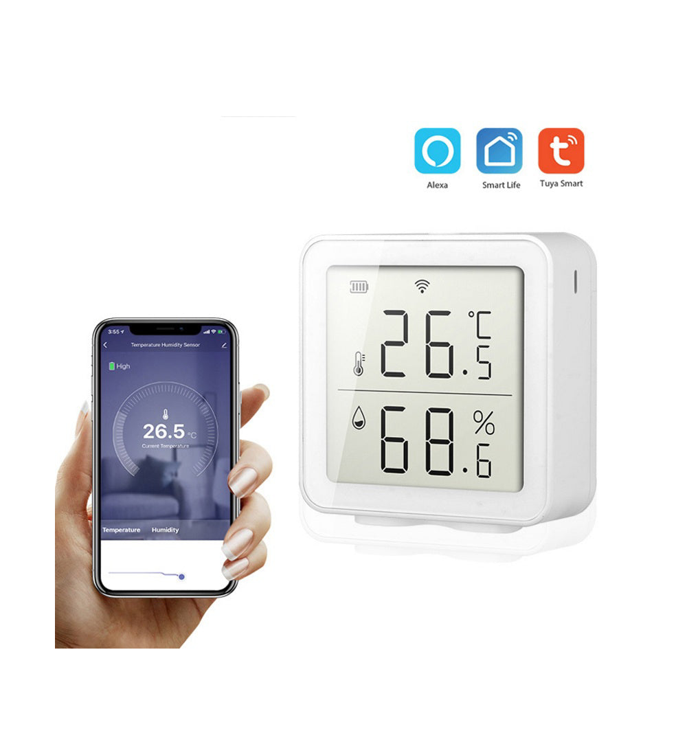 رطوبة التويا وكاشف درجة حرارة الواي فاي للمنزل الذكي