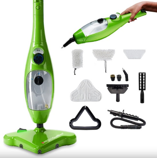 Steam Mop 1300W Multipurpose 5 in 1 – Green