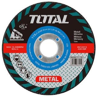 TOTAL Abrasive Metal Cutting Disc - 230mm