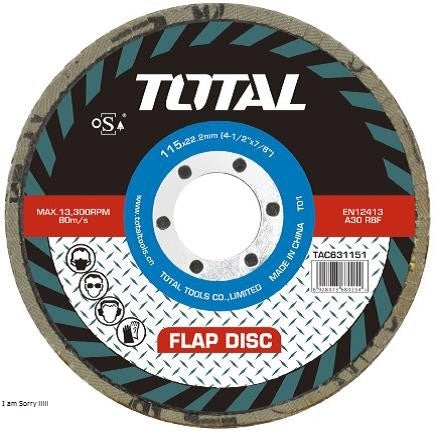 TOTAL Flap Disc - P40 (150 × 22mm)