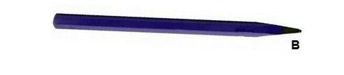 JTW Pointed Iron Cold Chisel - 14"