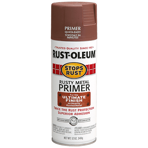 STRUST Protective Enamel Spray - Flat Rusty Metal Primer