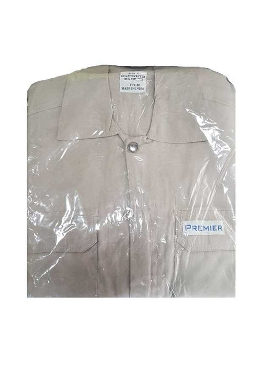 Coverall PV 80:20 Khaki GSM 180