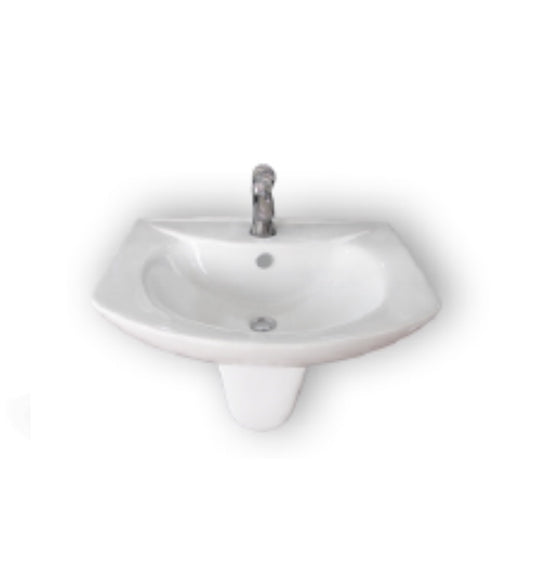 THEA WASH BASIN HALF PEDESTAL