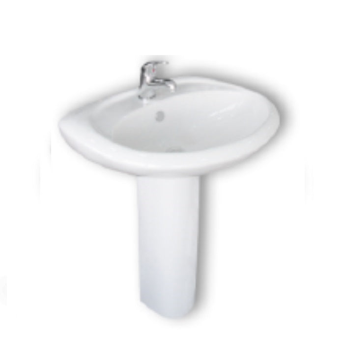 LARA WASH BASIN 65 FULL PEDESTAL