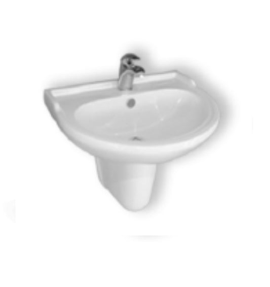 ELENA WASH BASIN HALF PEDESTAL