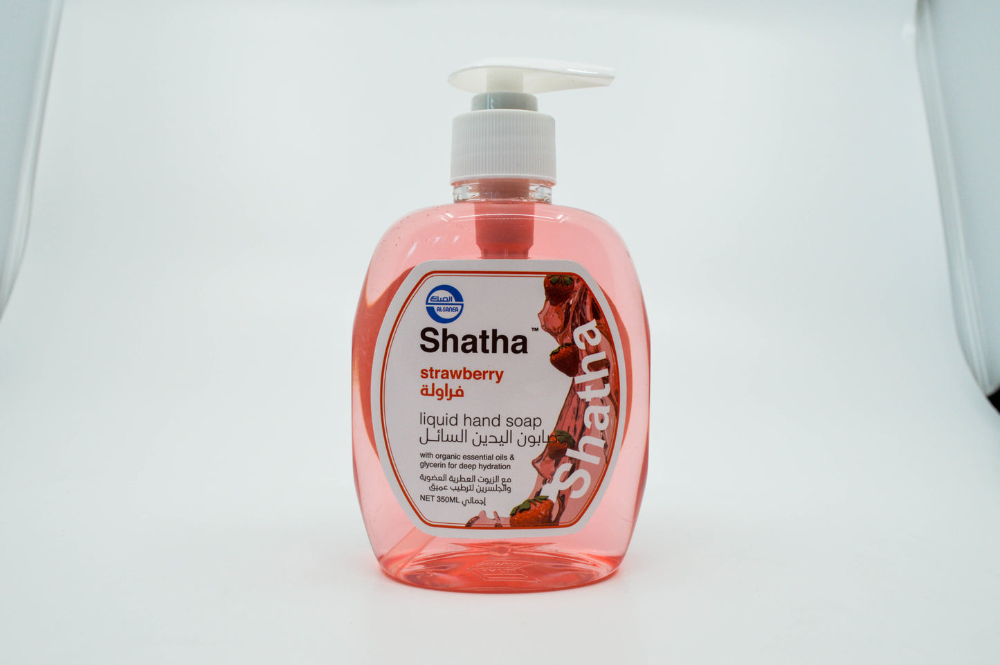 Shatha Hand Wash Liquid Soap, 350ml Strawberry