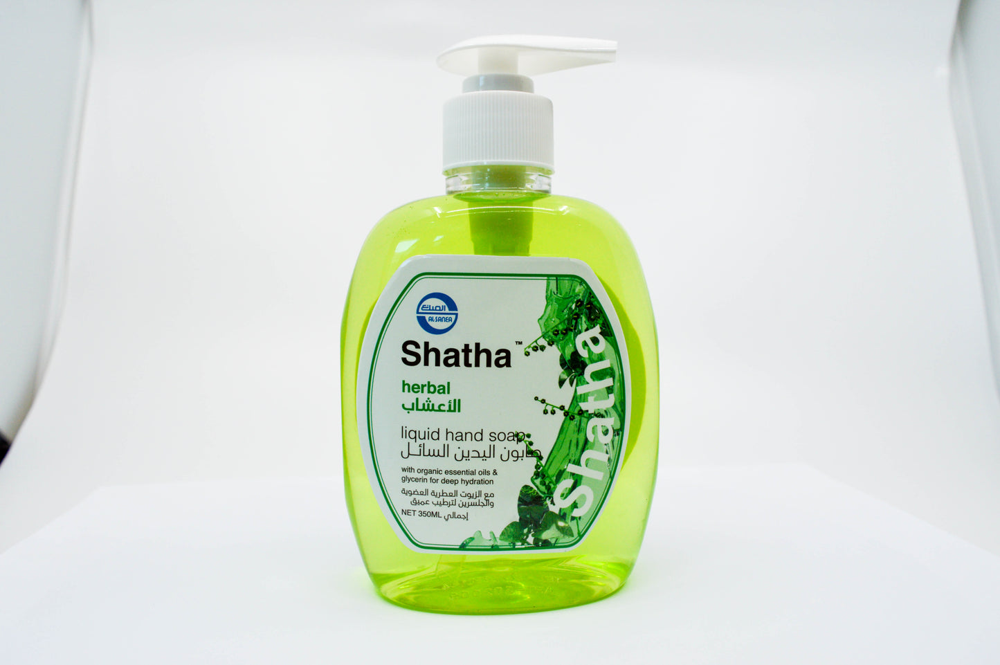 Shatha Hand Wash Liquid Soap, 350ml Herbal