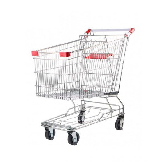 SHOPPING TROLLEY 1050 X 585 X 1040 MM 5" WHEEL