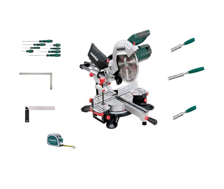METABO -MC-KGS 254 M-602540000-MITRE SAW + Free SATA Tools